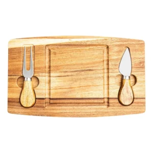 Kit Queijo 2 Pçs + Tábua Quadrada 18627