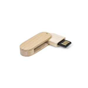 Pen Drive Madeira Oval 4 Gb Giratório 00033-4GB